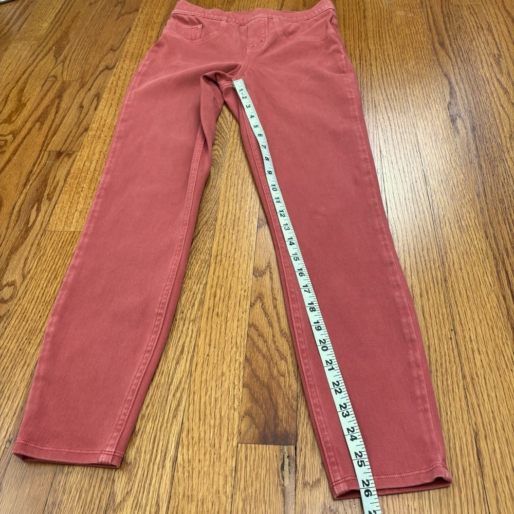 Spanx High Rise Coral Pull on ankle jeans W26 - Picture 13 of 16